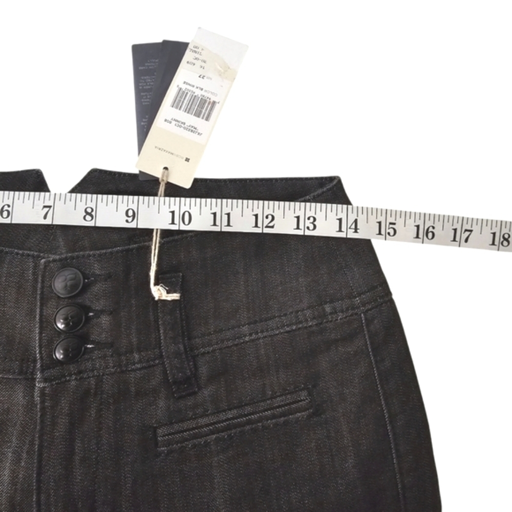 BCBGMAXAZRIA May Black Skinny Denim Jeans Size 27 New - Picture 6 of 16